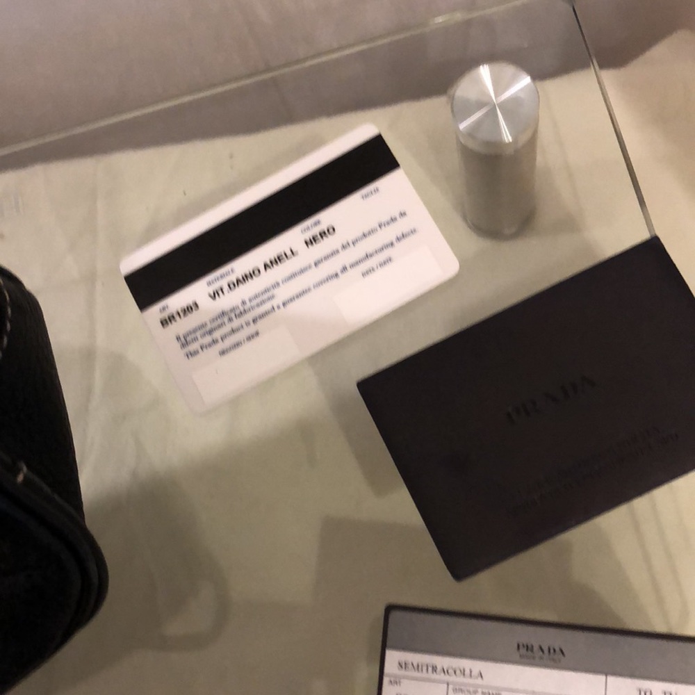 Prada Black Pebble Leather - Picture 16 of 16